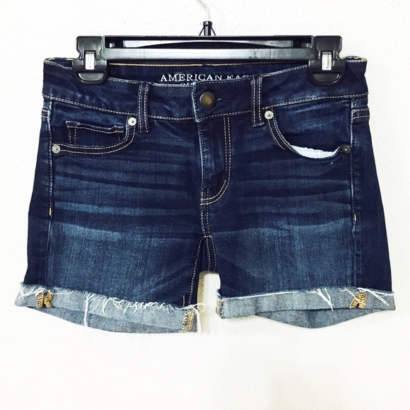 American Eagle Outfitters Pants - AEO Size 00 super stretch midi jean shorts